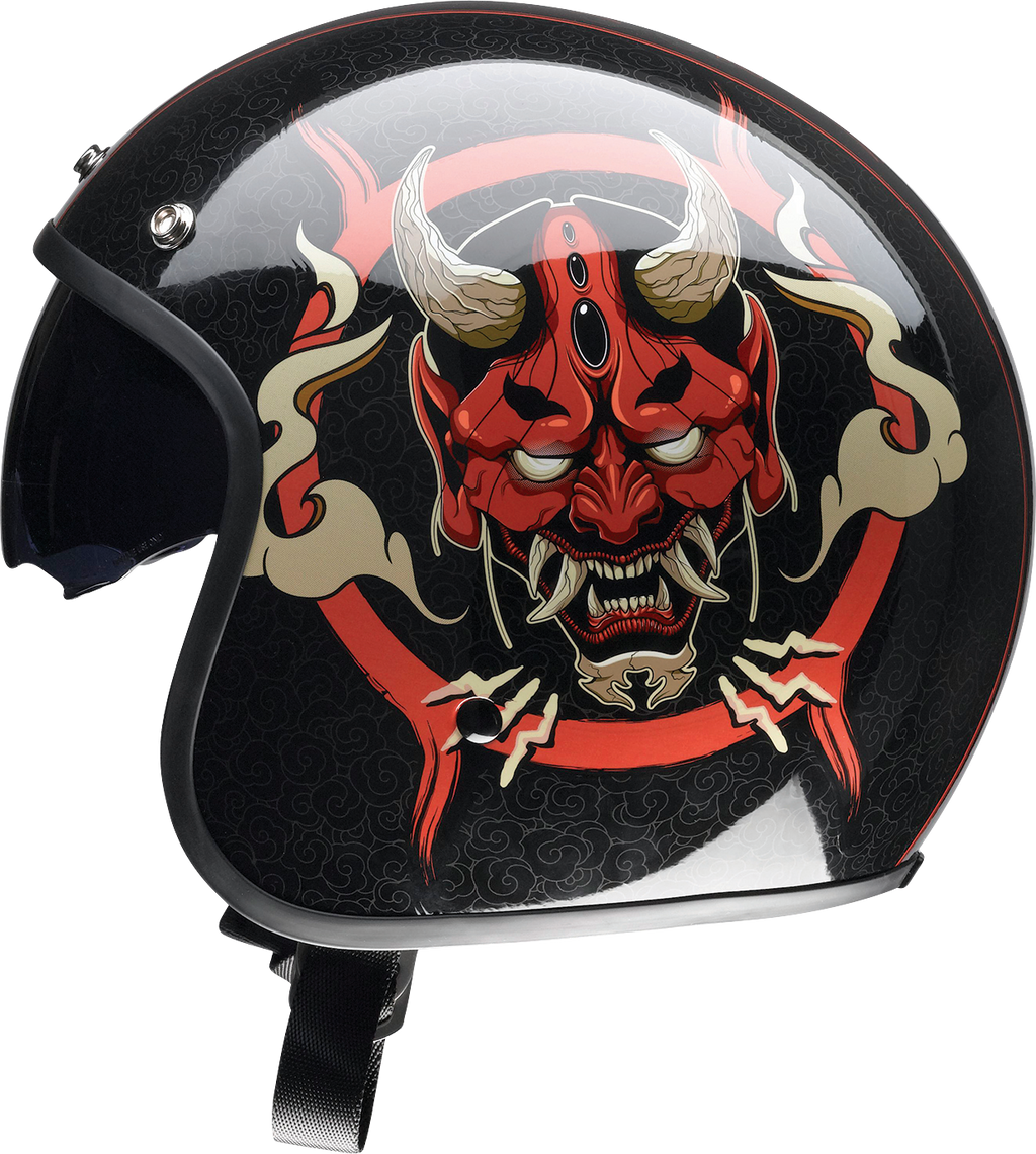 Z1R, Z1R Saturn Helmet Devilish Gloss Black/Red 2XL - Part 0104-2881