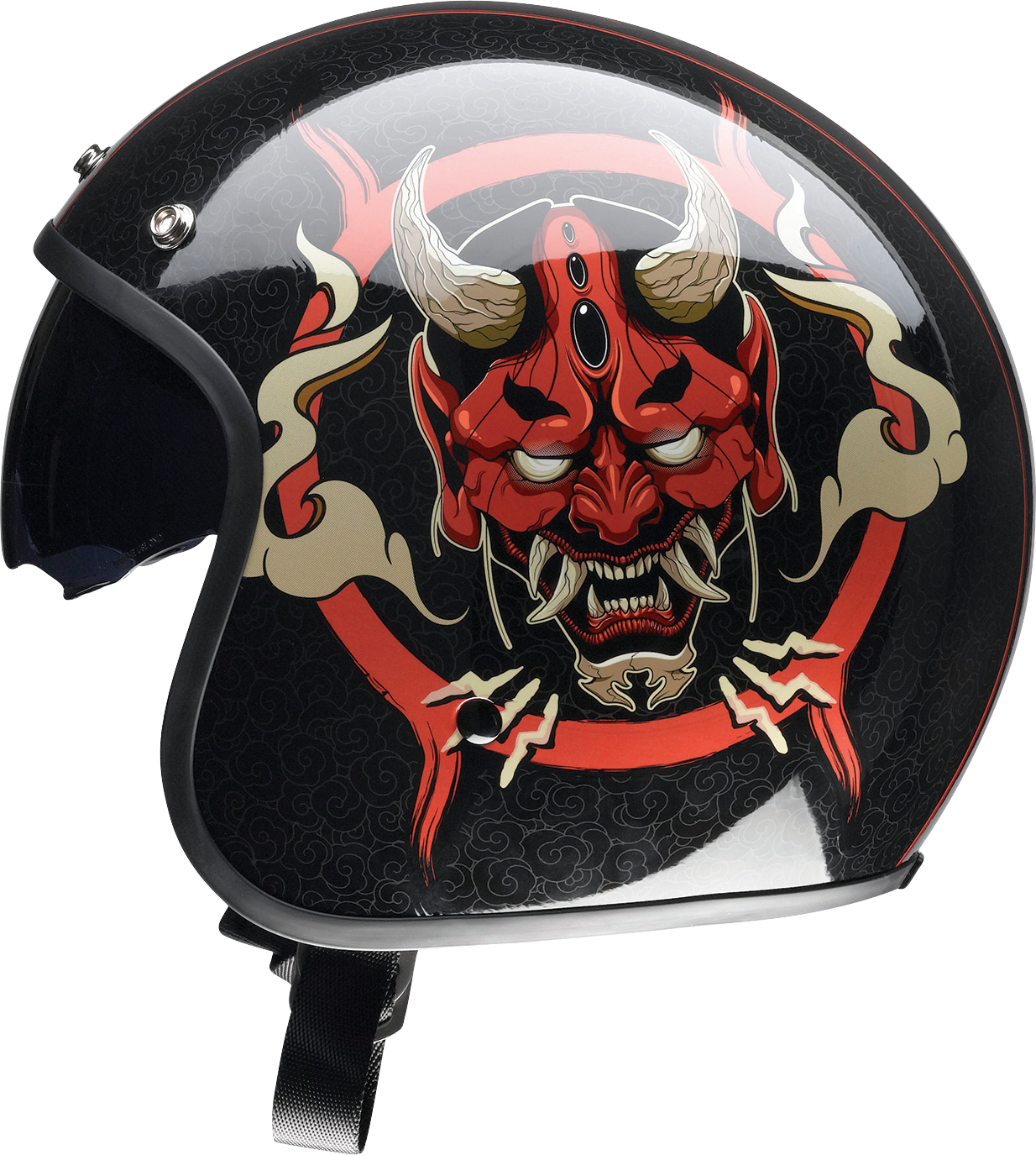 Z1R, Z1R Saturn Helmet Devilish Gloss Black/Red 2XL - Part 0104-2881