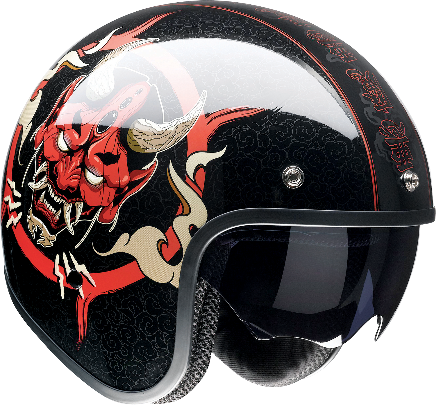Z1R, Z1R Saturn Helmet Devilish Gloss Black/Red 2XL - Part 0104-2881