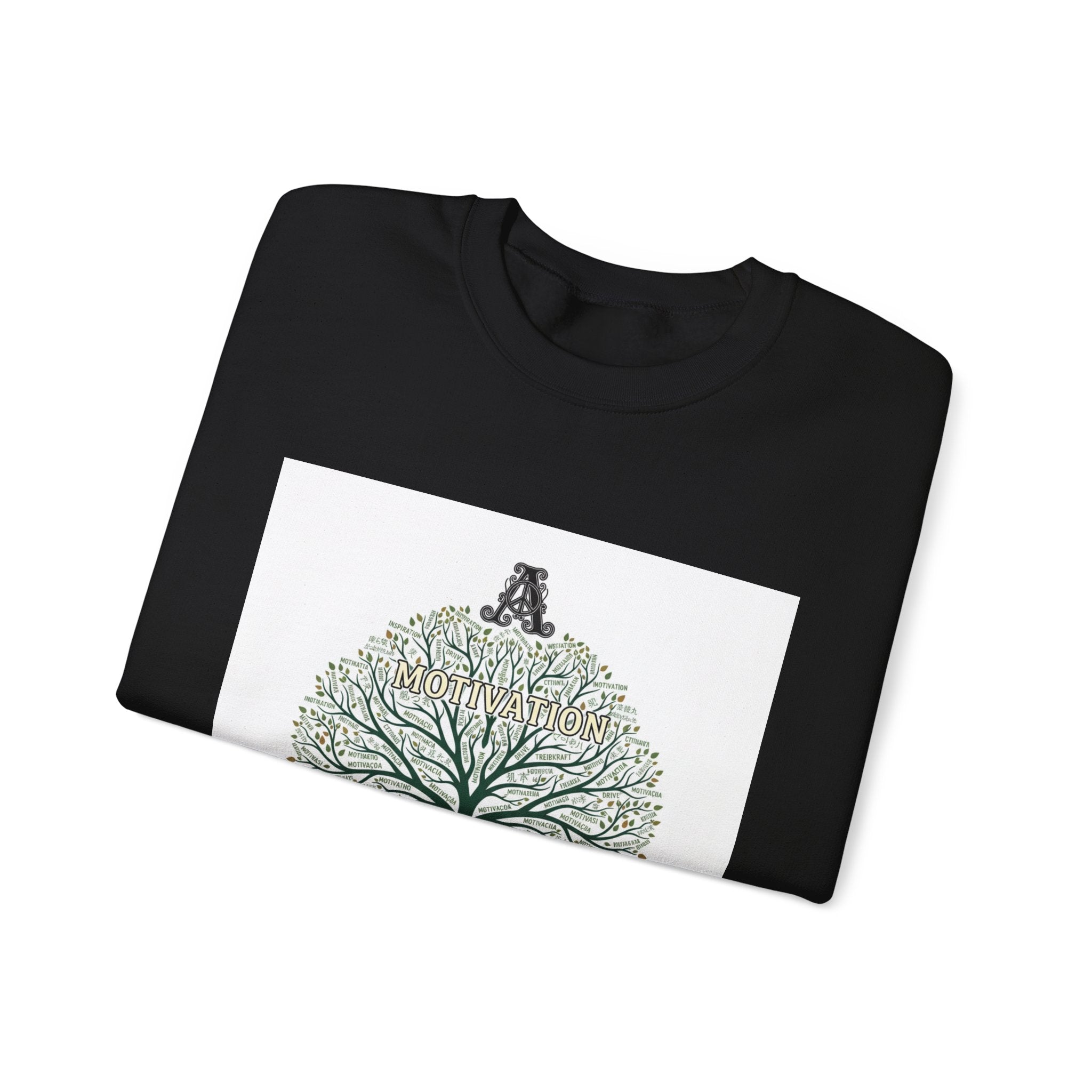Handwritten Tree Doodle Sweatshirt | sketch aesthetic, handwritten message