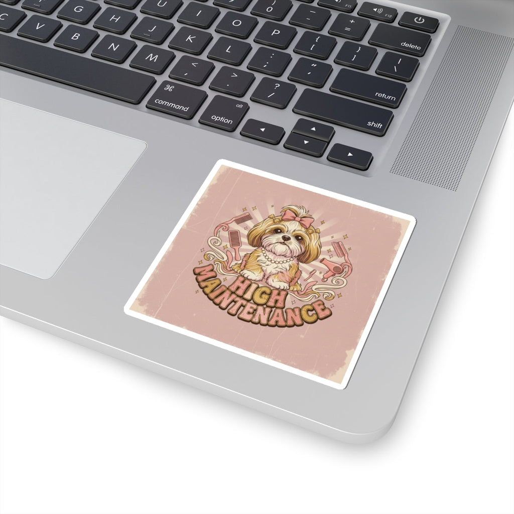 Spoiled Shih Tzu Funny Sticker — Cute Sarcastic Dog Decal