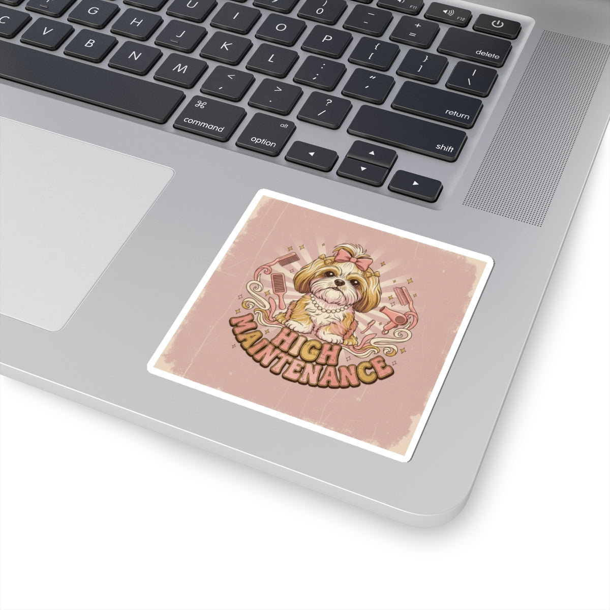 Spoiled Shih Tzu Funny Sticker — Cute Sarcastic Dog Decal