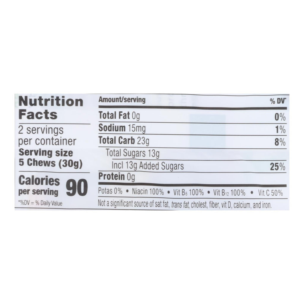 PROBAR Bolt Organic Energy Chews – Pink Lemonade, 2.1 oz (Case of 12)
