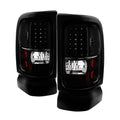 SPYDER Xtune Dodge Ram 1500 94-01 C-Shape LED Tail Lights Black ALT-ON-DRAM94-G2-LED-BK 5081315