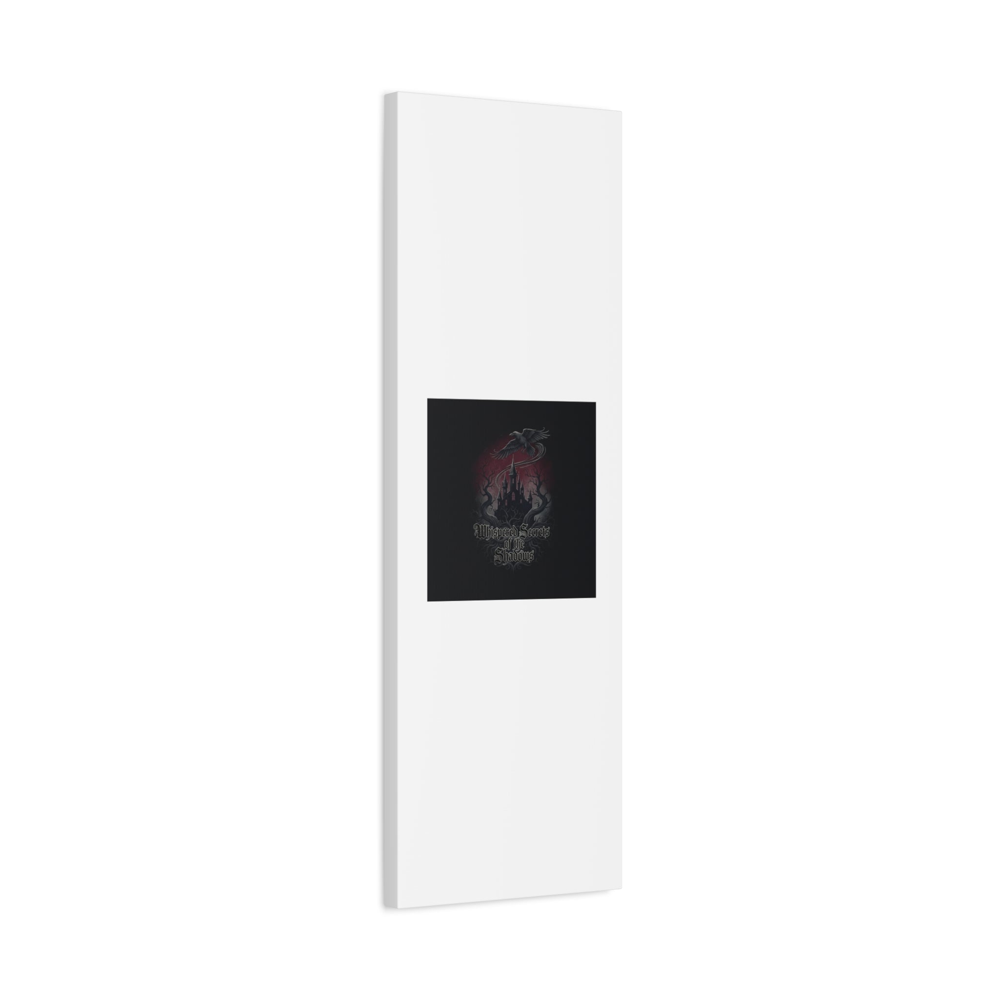 Whispered Secrets of the Shadows Castle Wall Art, Matte Canvas | Gothic Medieval Decor