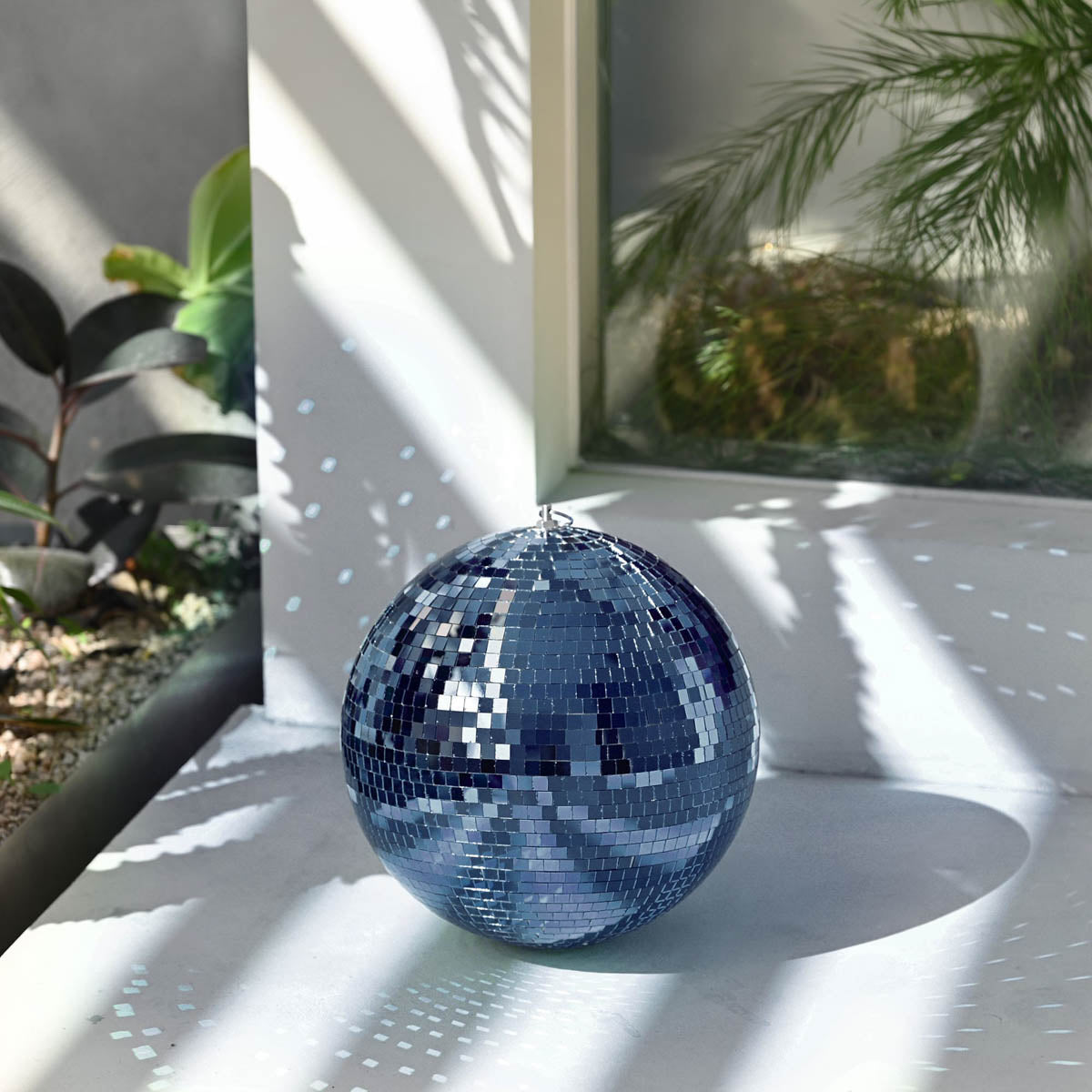 Yescom Blue Mirror Ball for Awards Night Summer Event