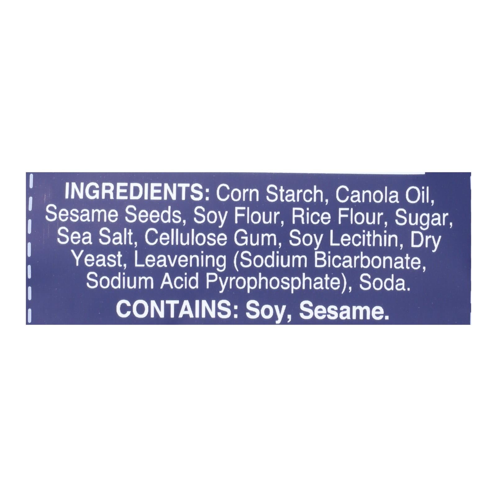 Gratify Pretzel Thins – Sesame Flavor, Gluten-Free & Vegan, 10.5 oz (Case of 6)