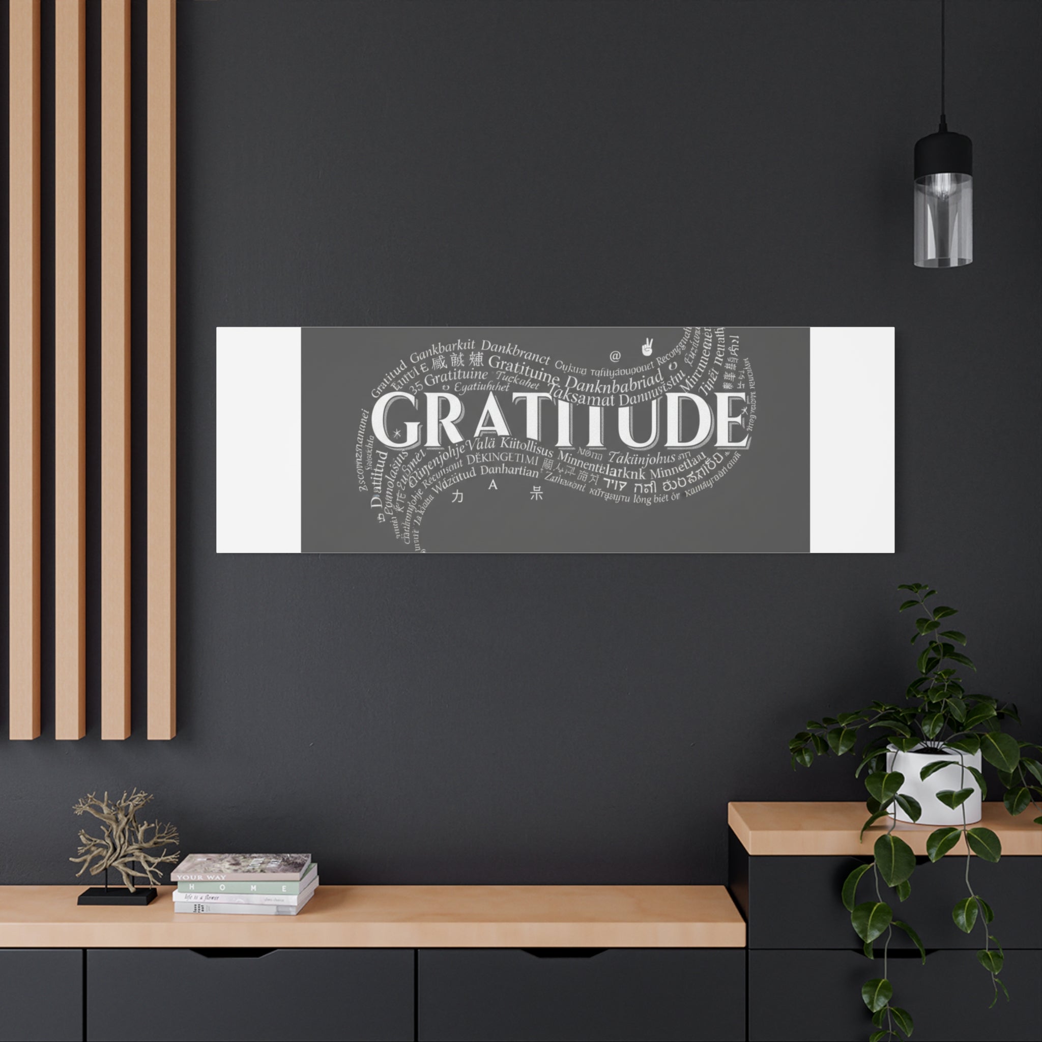 Gratitude Wall Art Matte Canvas | Tiny Treats, sweet uplifting print