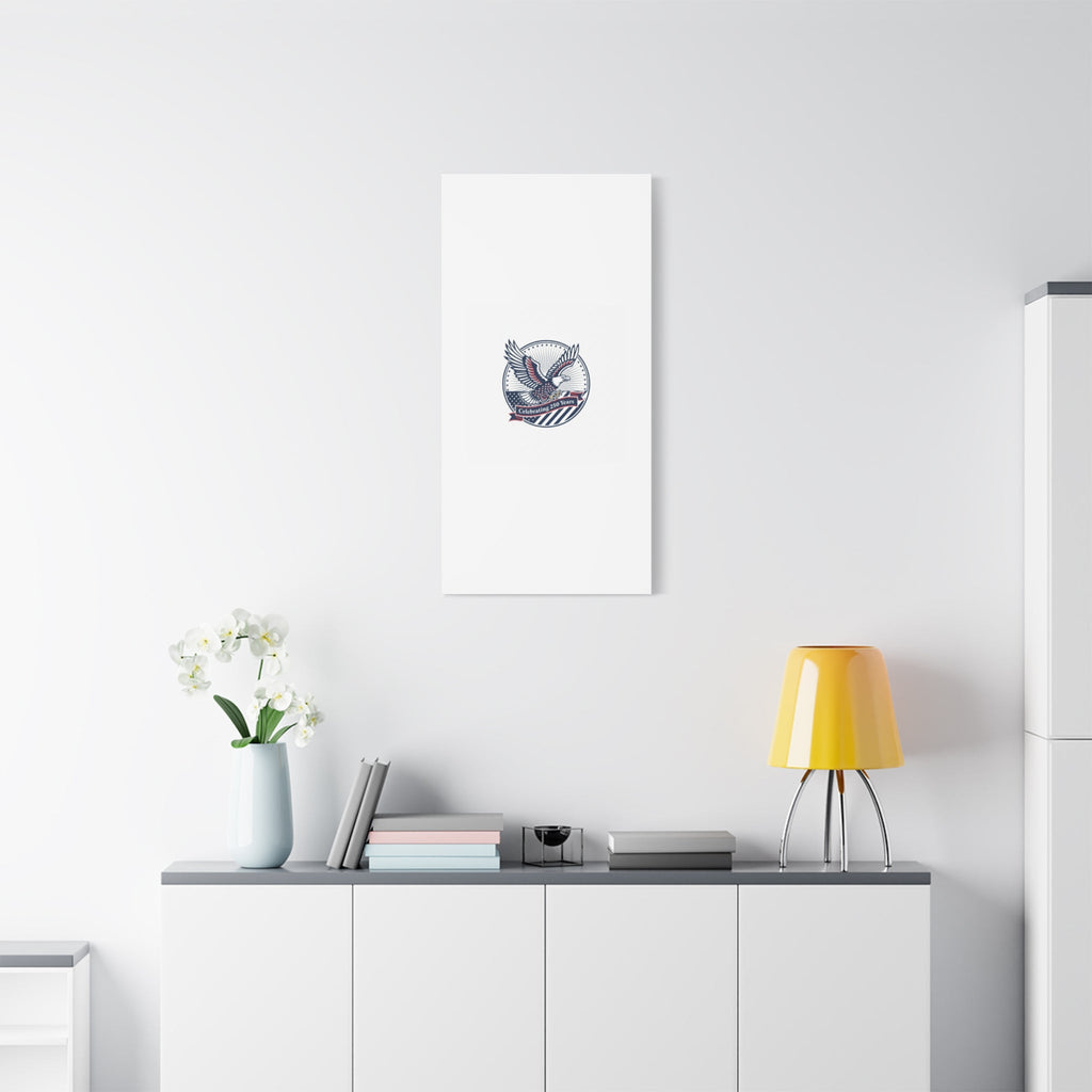 250th Anniversary Eagle Emblem Canvas | Semiquincentennial Americana