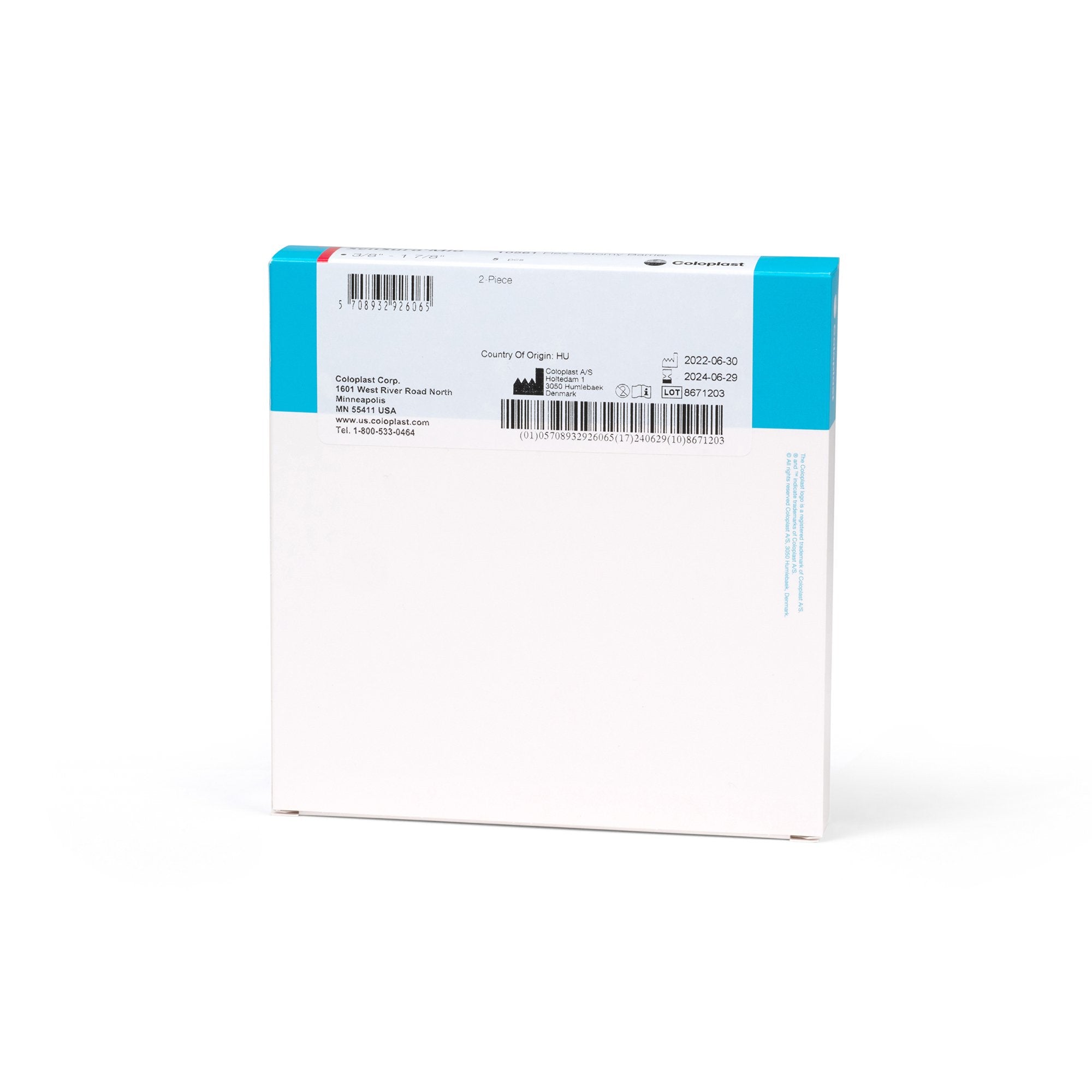SenSura® Mio Flex Flat Ostomy Barrier, Trim to Fit 10 – 48 mm, Red Match 10561