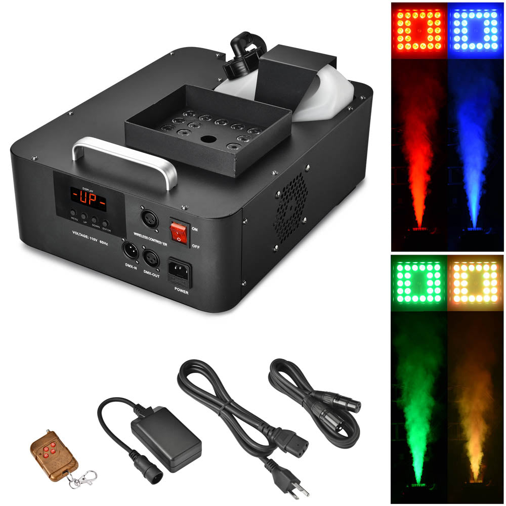 Yescom Fog Smoke Machine w/ Remote Light DMX 20000 CFM 1500w