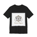 Ornate Brooch Emblem Tee | baroque print tee, vintage emblem shirt