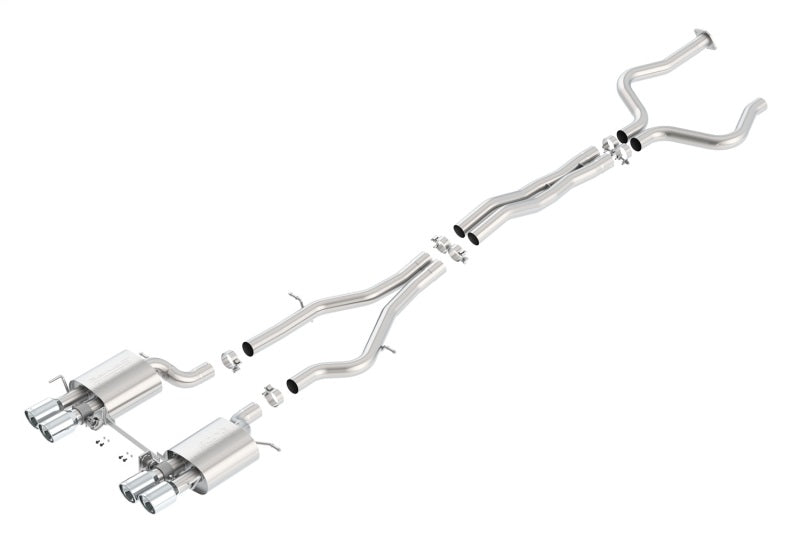Borla 2016 Cadillac ATS-V 3.6L Twin Turbo Catback Exhaust 4in Tips Dual Split Rear Exit 140692