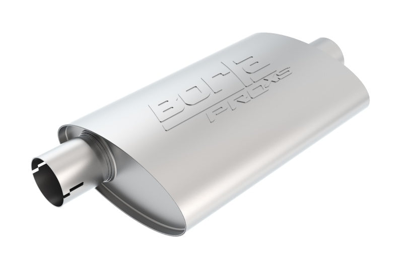Borla Universal Center/Offset Oval 2in Tubing 14in x 4.25in x 7.88in PRO-XS Notched Muffler 400477