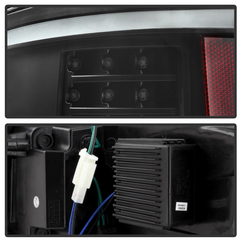 SPYDER xTune 09-14 Ford F-150 Light Bar LED Tail Lights - Black (ALT-JH-FF15009-LBLED-BK) 9042188