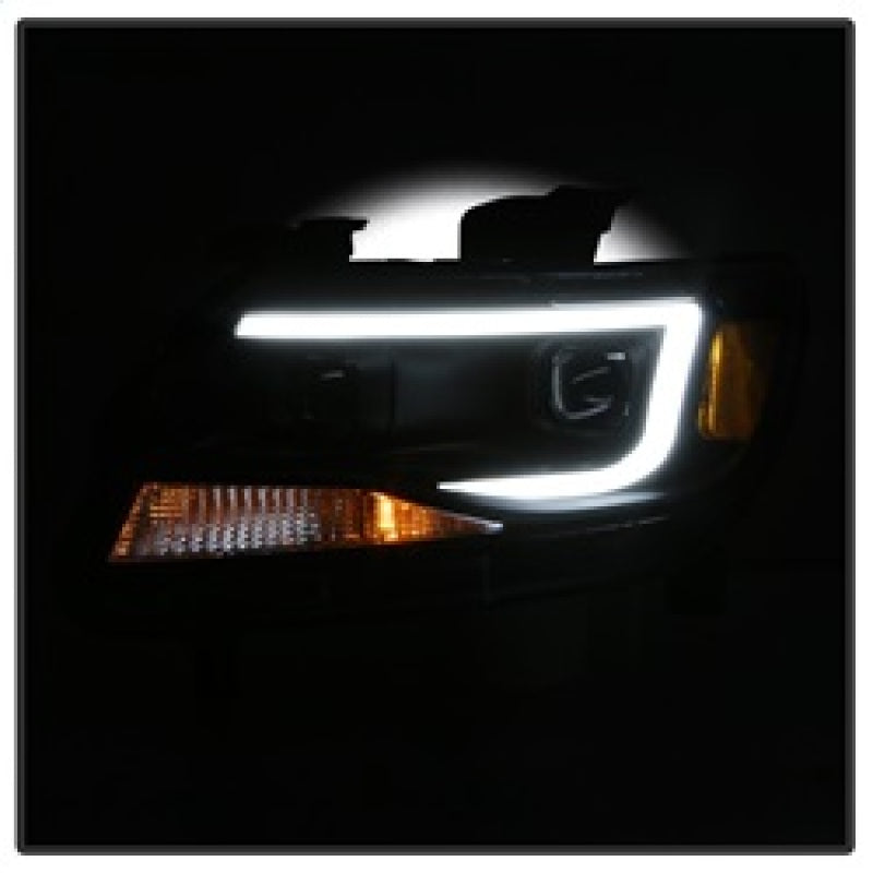 SPYDER xTune Chevy Colorado 15-17 Halogen Only Projector Headlights - DRL - Black PRO-JH-CCO04-LBDRL-BK 9039287