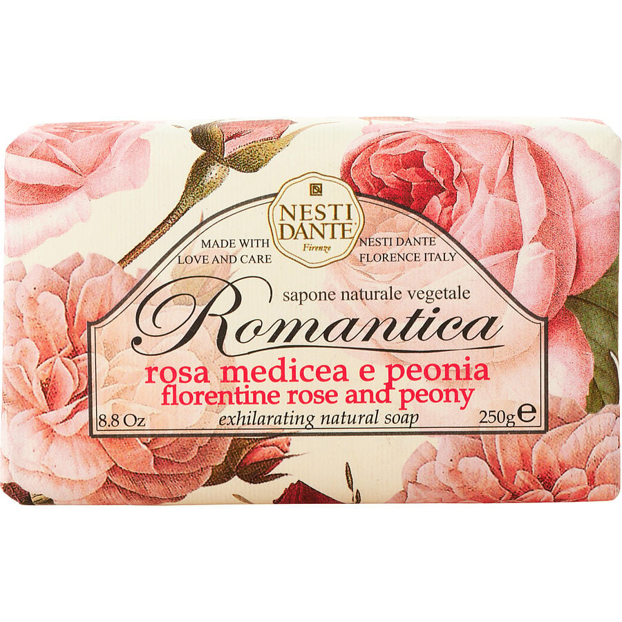 Romantica Exhilarating Natural Soap - Florentine Rose & Peony  --250g/8.8oz