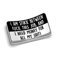 Stuck Between - Hard Hat Decal