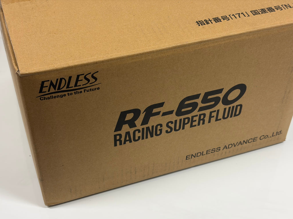 Endless RF‑650 Racing Brake Fluid 500 mL - 613°F Dry Boiling Point, Motorsport Grade RF650