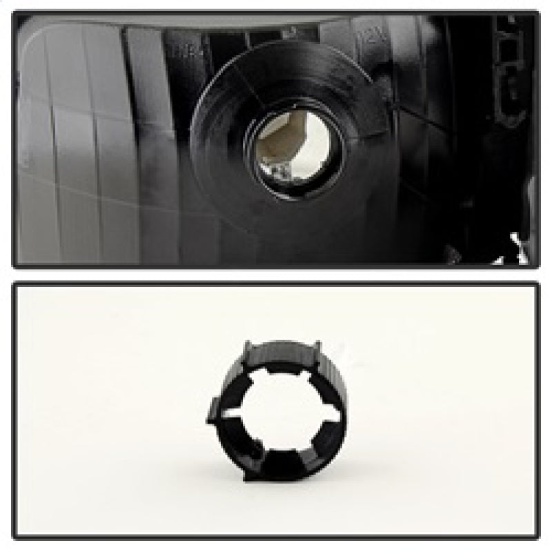 SPYDER Xtune Ford Ranger 93-97 Crystal Headlights w/ Corner Lights 4pcs Sets Black HD-JH-FR93-SET-BK 9029363