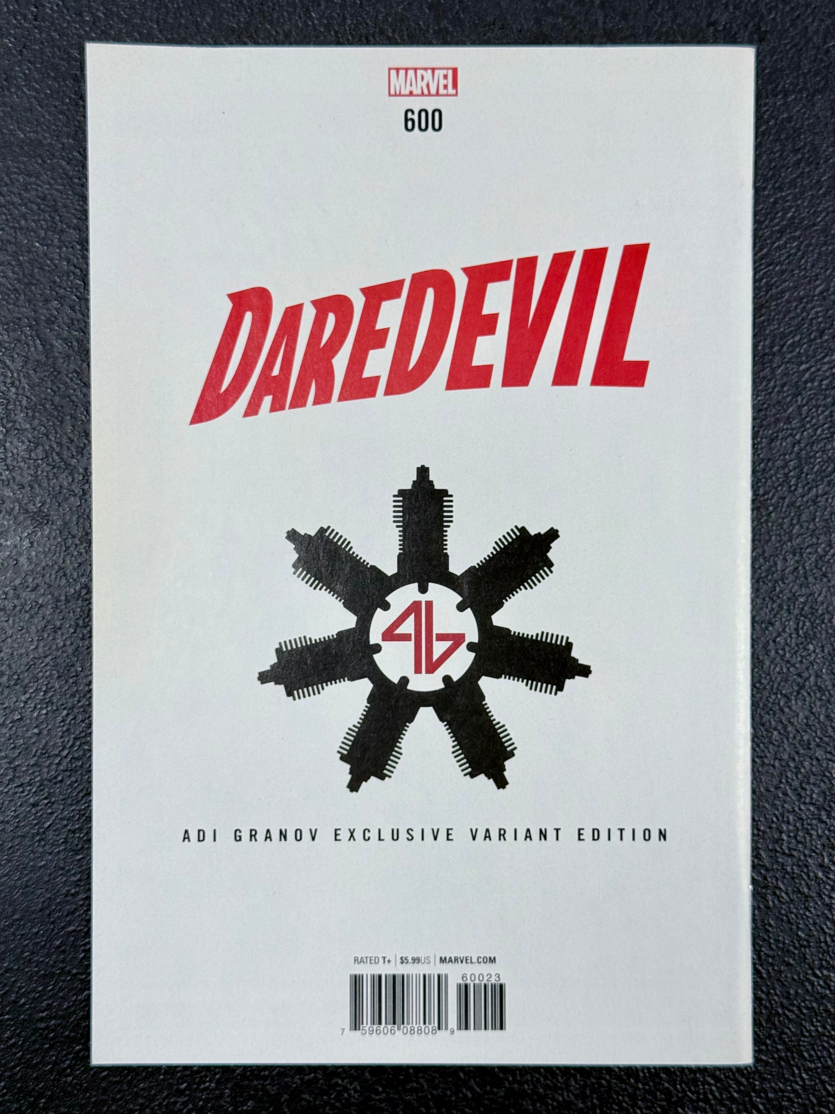 Daredevil #600 Adi Granov Exclusive Variant (6th Series) Marvel Comics 2018