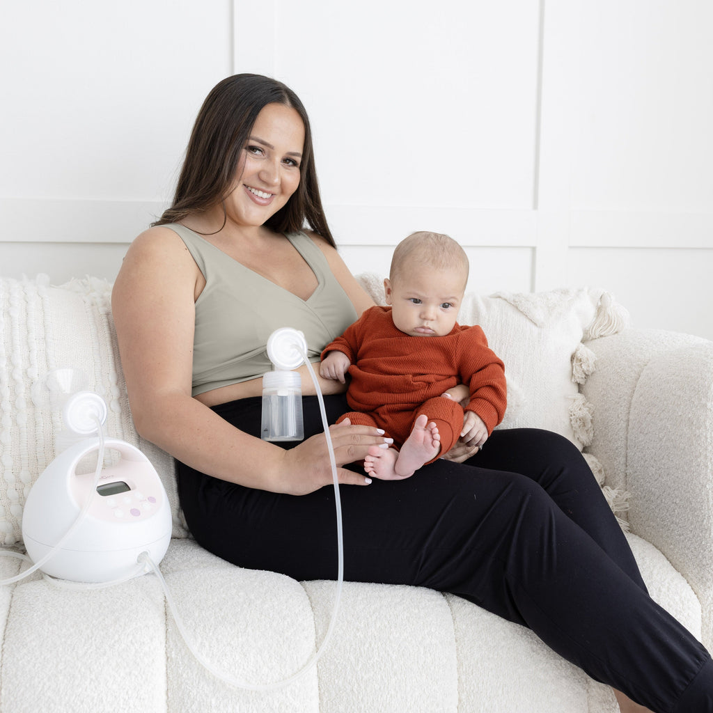 Everyday Luxe® 3.0 Nursing & Hands-Free Pumping Bra for Breastfeeding Moms