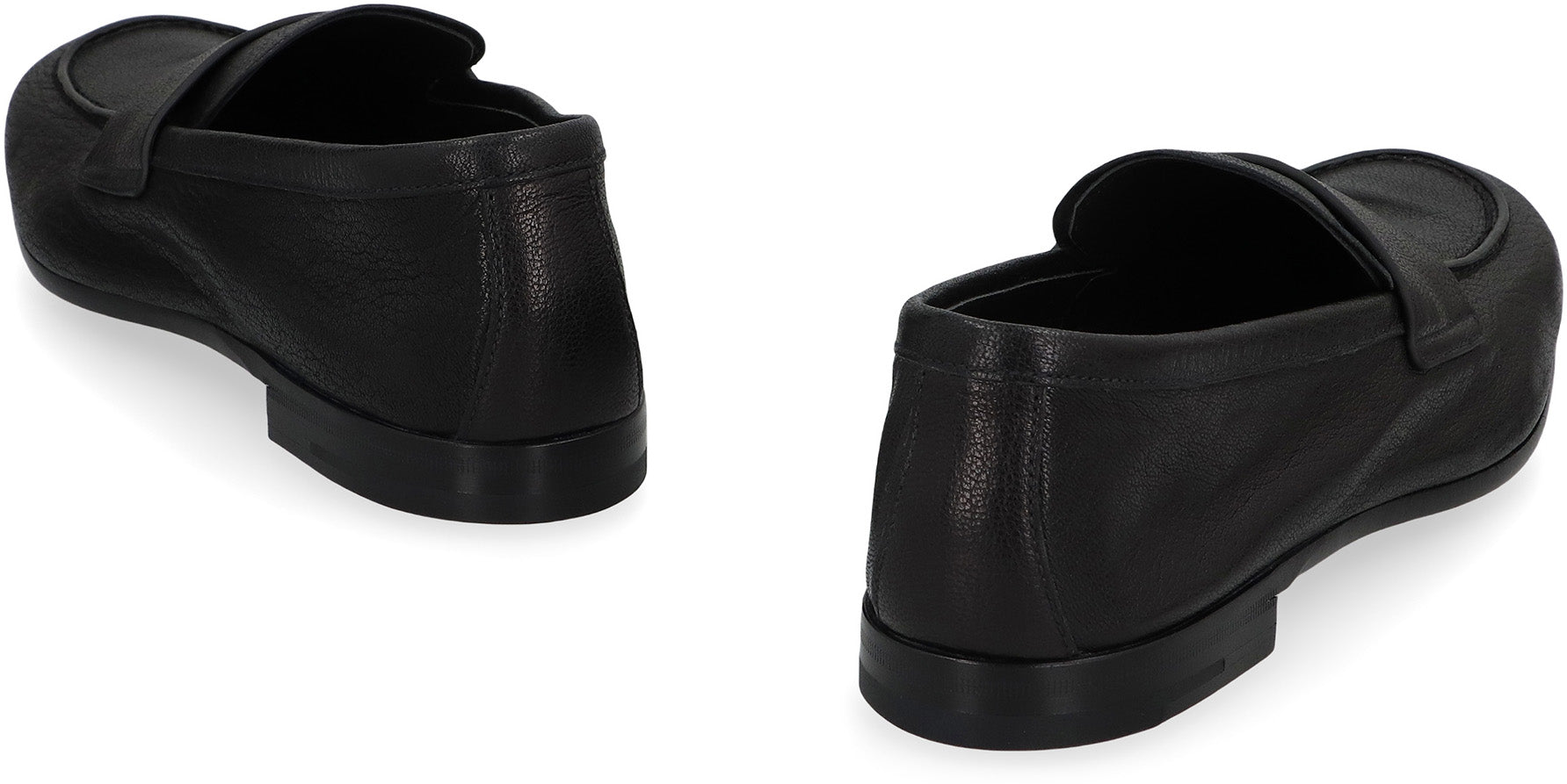 PRADA Men's Classic Leather Moccasins