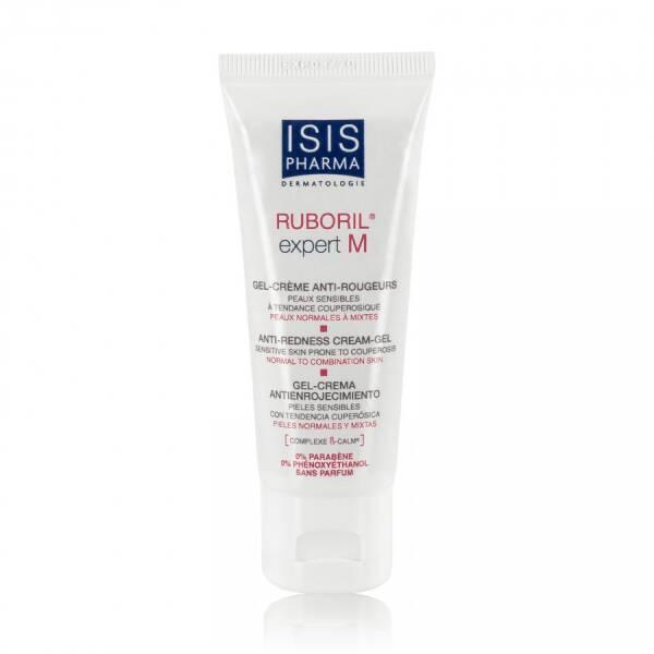 Isis Pharma Ruboril Expert M Sensitive Skin Face Cream - Hypoallergenic & Fragrance-Free Moisturizer for Normal & Combination Skin