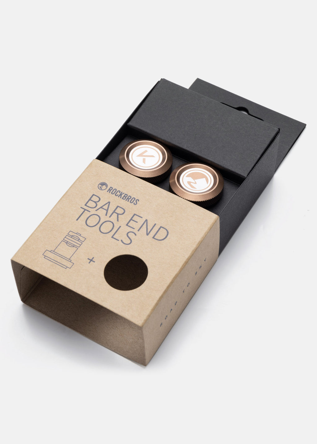 【ROAD TO SKY&VIVK】by ROCKBROS and VIVK Handlebar Shock Absorbing Ends (Pair)