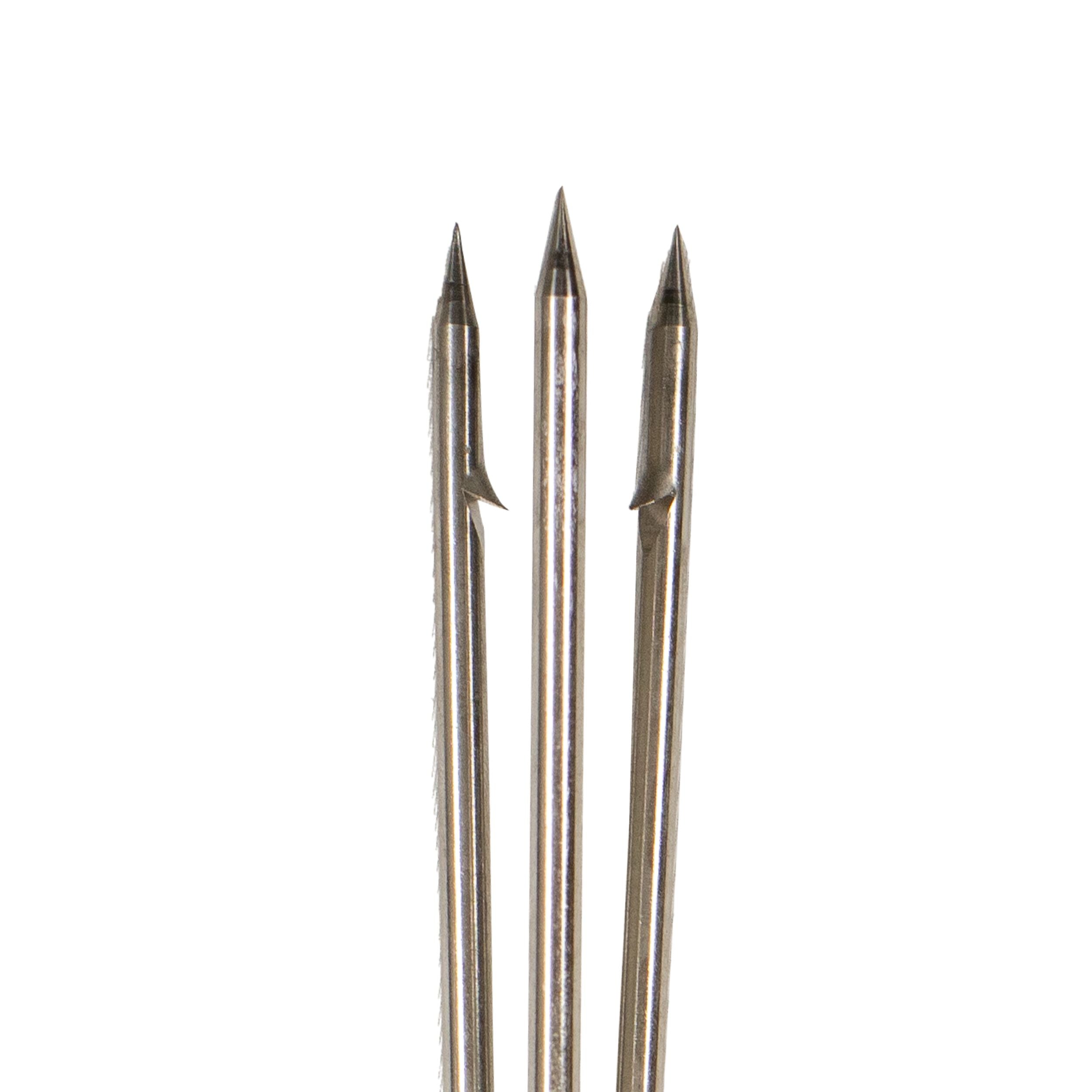 Spearfishing 12" Stainless Steel Pole Spear Tip 3 Prong Head Paralyzer