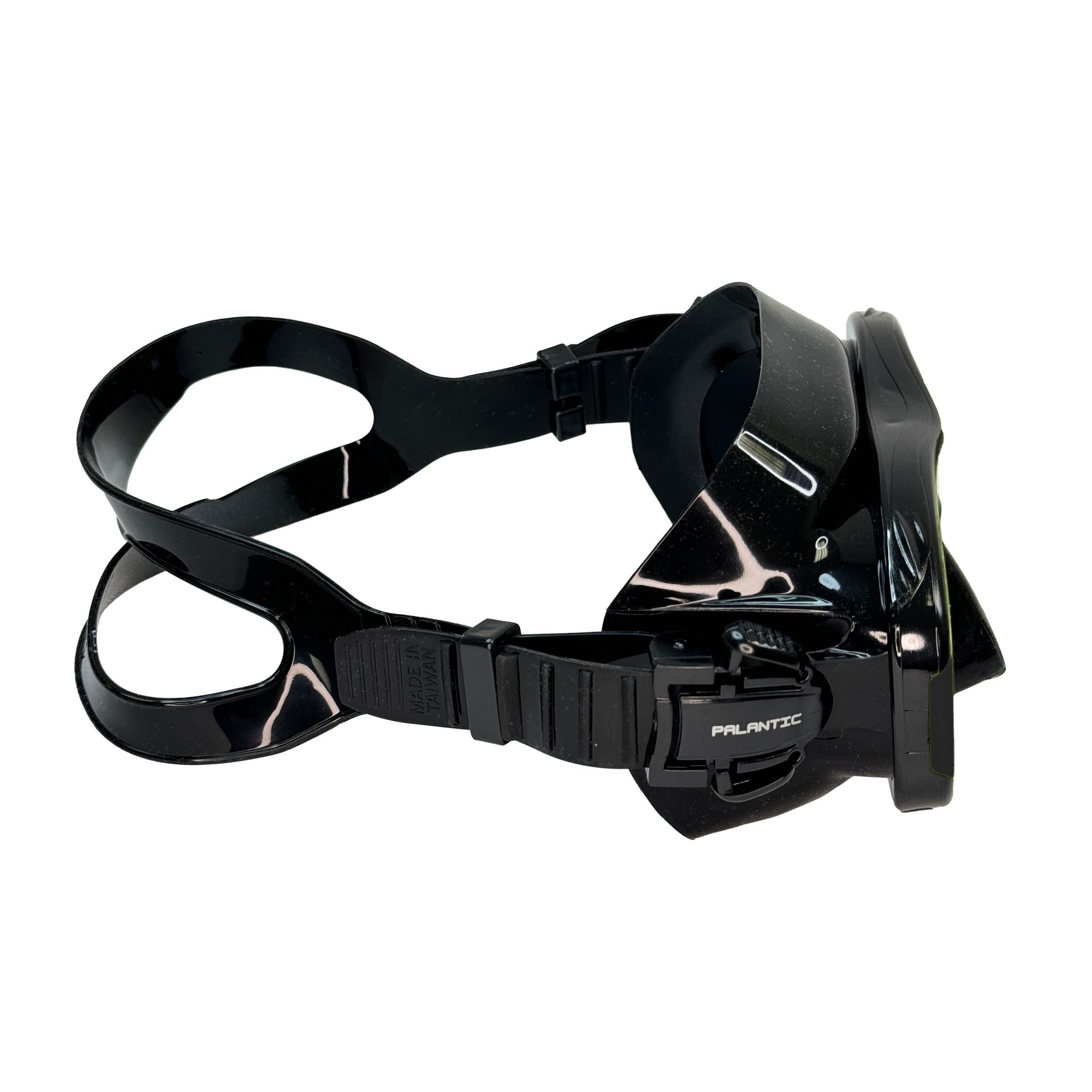 Palantic M36 Solid Black/Black Silicone RX Farsighted Full Lenses Dive/Snorkeling Mask