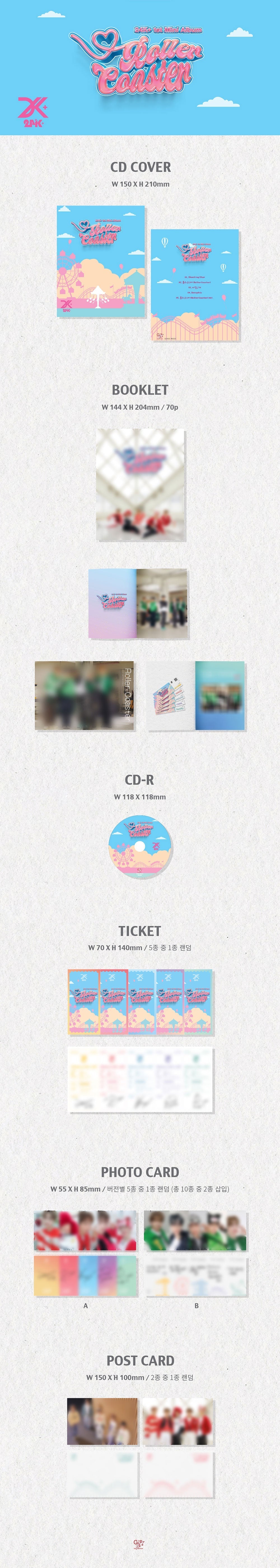 24K+ 1st Mini Album - Roller Coaster