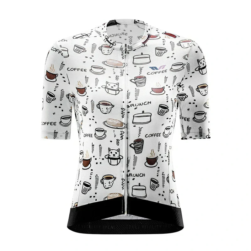 TVI ROCKBROS  Elements Print Female Cycling Top Short-Sleeved Jersey