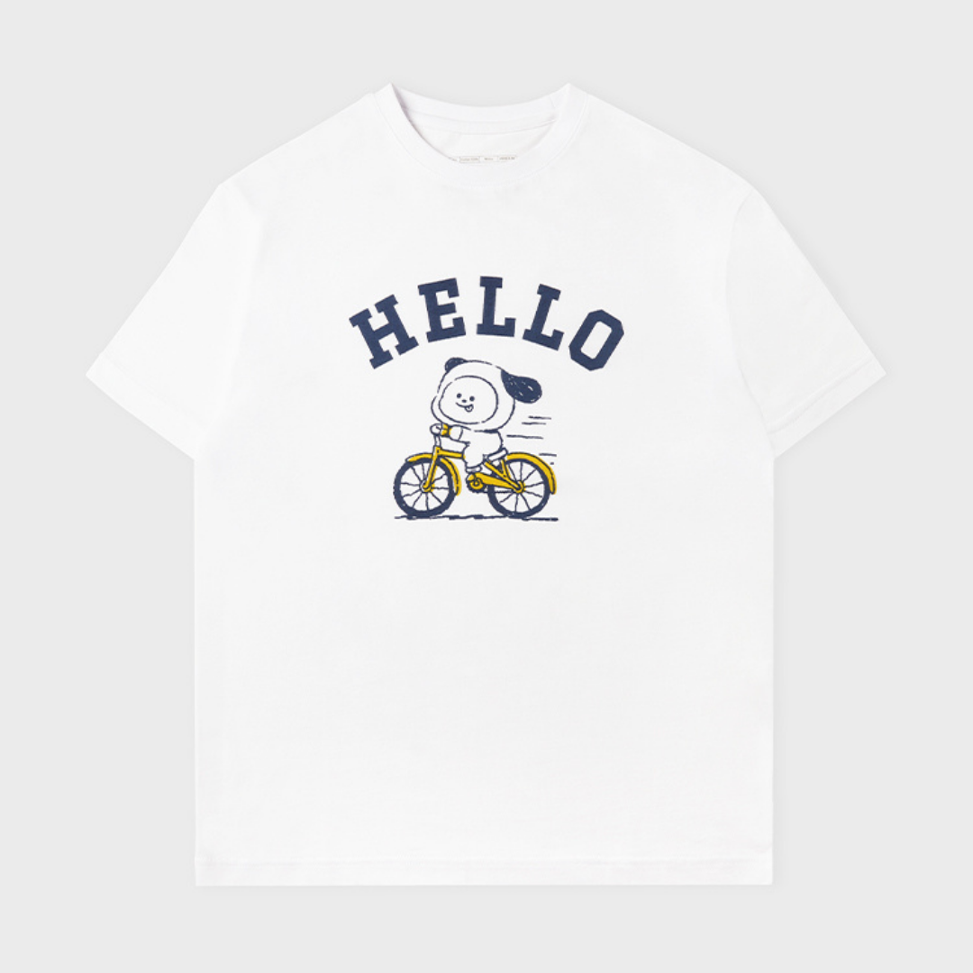 BT21 - Basic Short Sleeve Tshirt White (Chimmy)