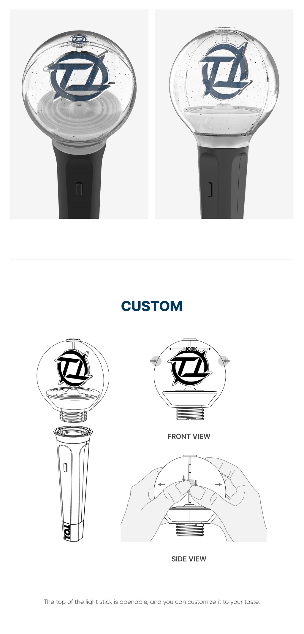 To1 Official Light Stick