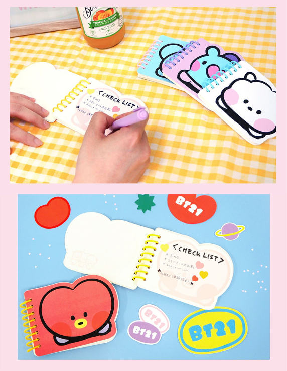 BTS x BT21 Minini Memo Note