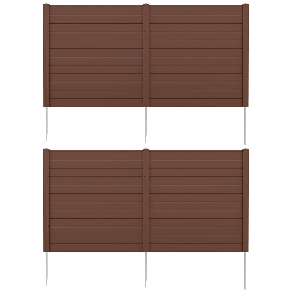 Outdoor Privacy Screen Panels 48x48 Inch 2-Panel Set