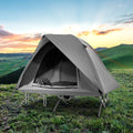 2-Person Camping Cot Tent Foldable Off-Ground Camping Combo for Adults