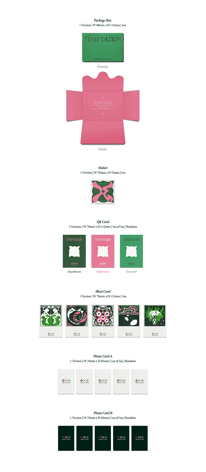 Tomorrow x Together (TXT) - The Name Chapter Temptation (Weverse Albums Ver)