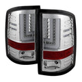 SPYDER GMC Sierra 14-16 LED Tail Lights Chrome ALT-YD-GS14-LBLED-C 5080653