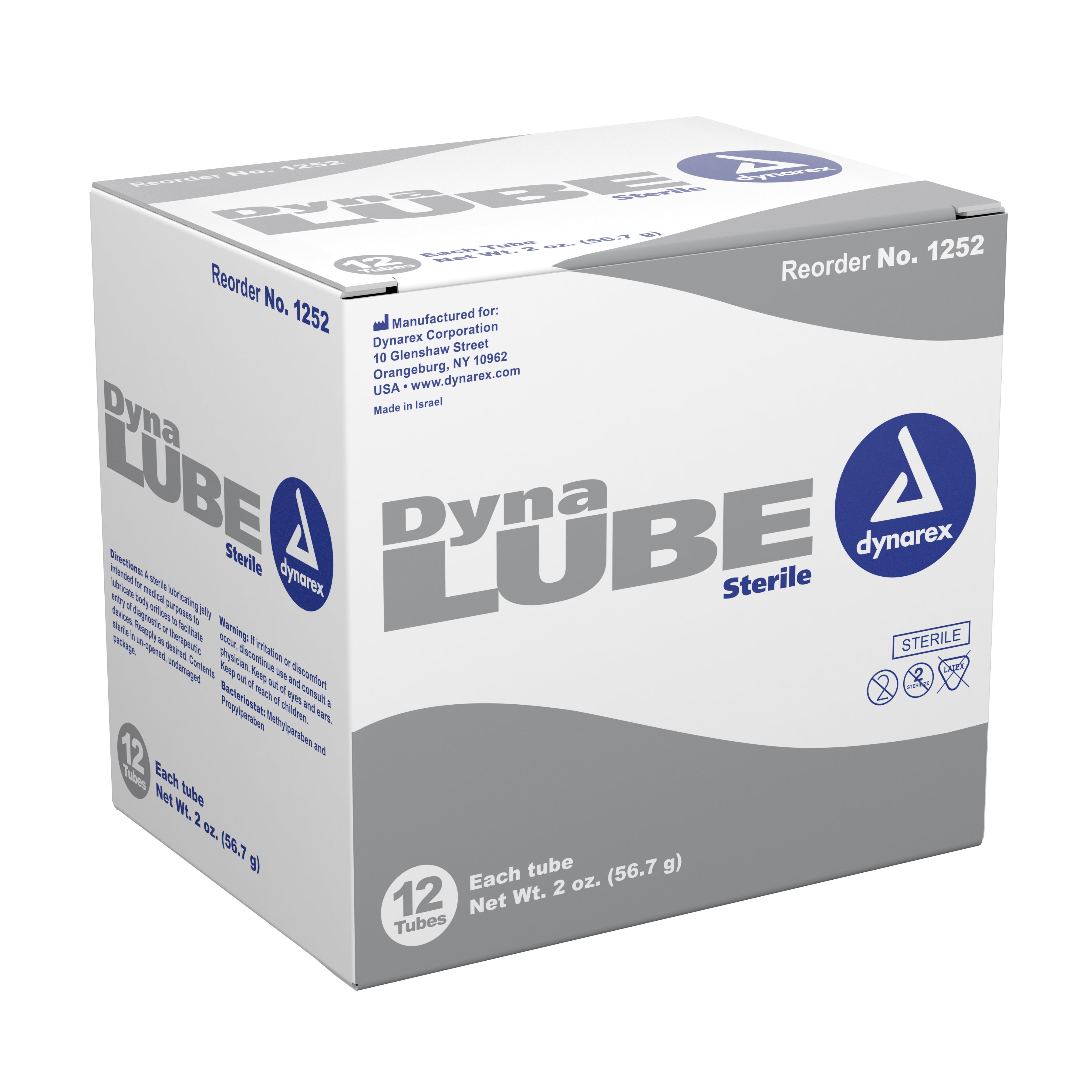 DynaLube Lubricating Jelly, 2-ounce tube 1252