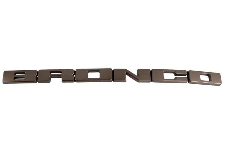 Ford Racing 2021+ Bronco Grille Lettering Overlay Kit - Bronze M-1447-BLBR