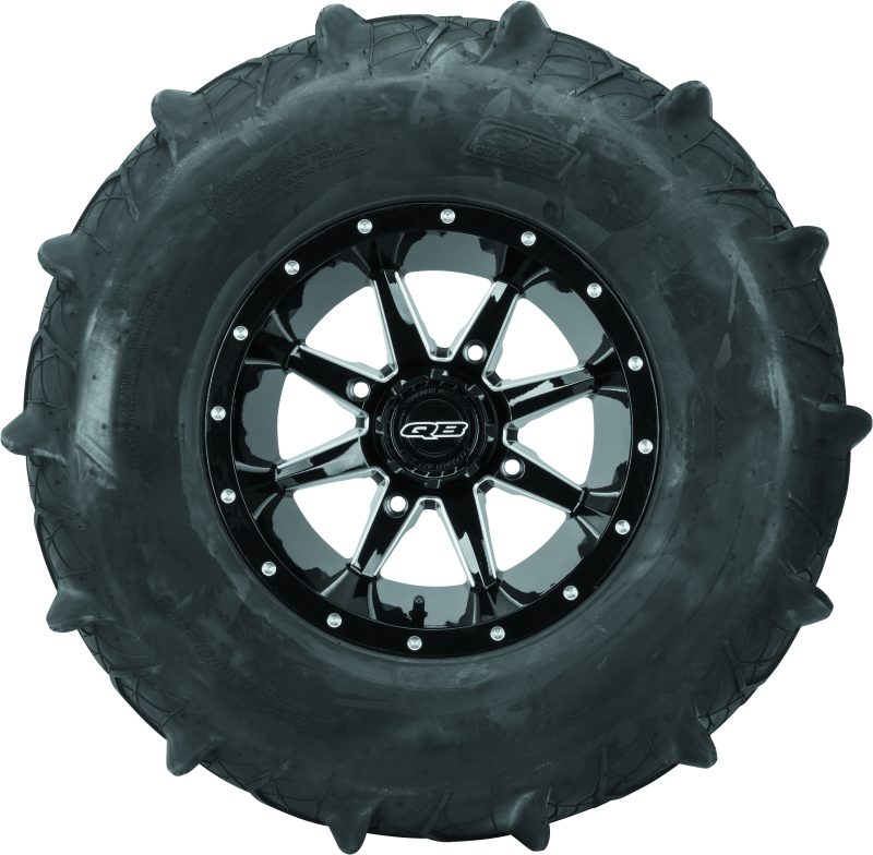 QuadBoss, QuadBoss Slicer 14x10 PowerSports Wheel - 4/156 Bolt Pattern, 5+6 Offset