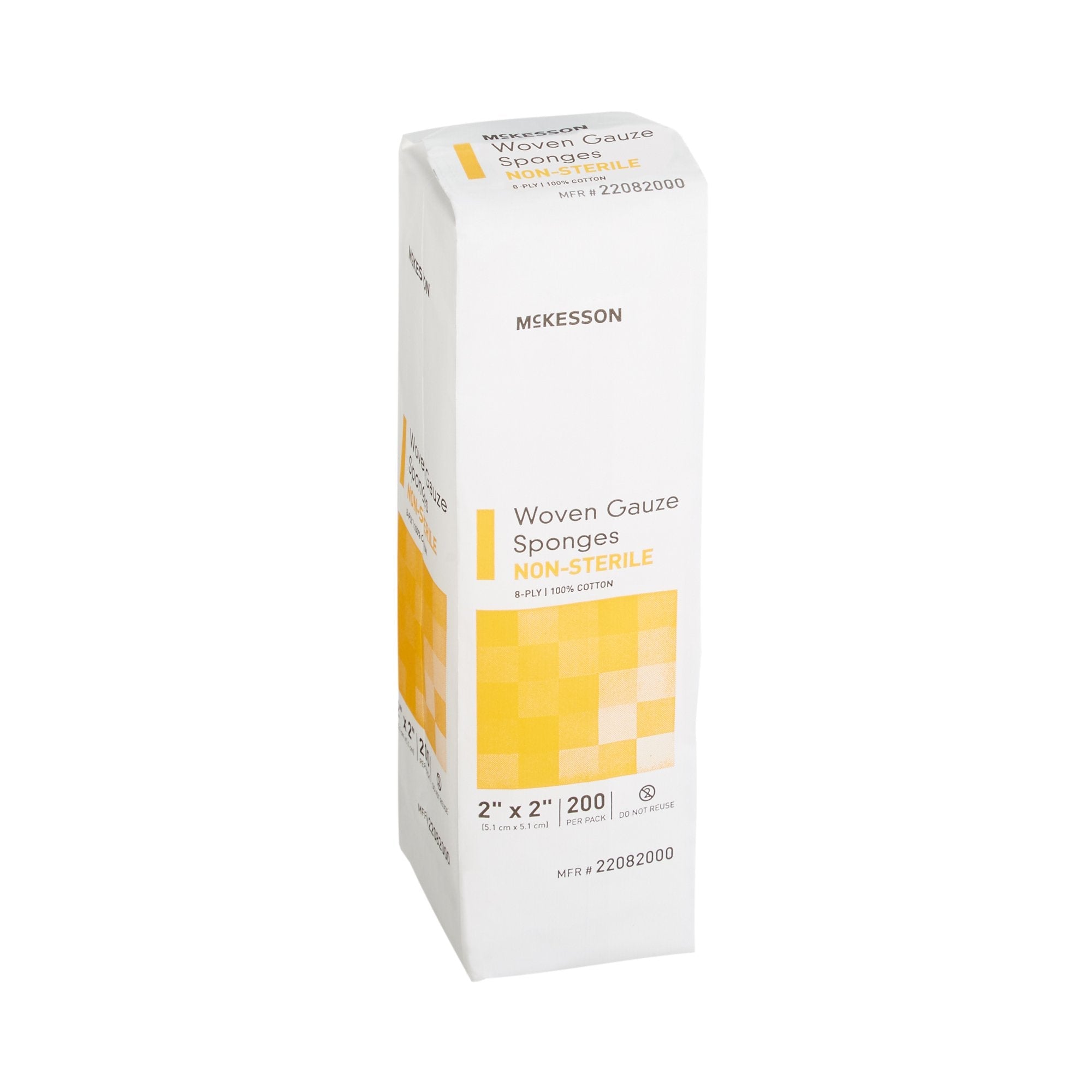 McKesson Gauze Sponge, 2 x 2 Inch, 8-Ply 22082000