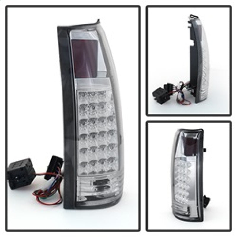 SPYDER Xtune Yukon Denali 99-00 LED Tail Lights Chrome ALT-JH-CCK88-LED-C 9022432