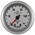 AutoMeter Gauge Fuel Press 2-5/8in. 15PSI Stepper Motor W/ Peak & Warn Ultra-Lite II 7761