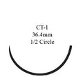 Absorbable Suture with Needle Coated Vicryl™ Polyglactin 910 CT-1 1/2 Circle Taper Point Needle Size 3-0 Braided - J258H