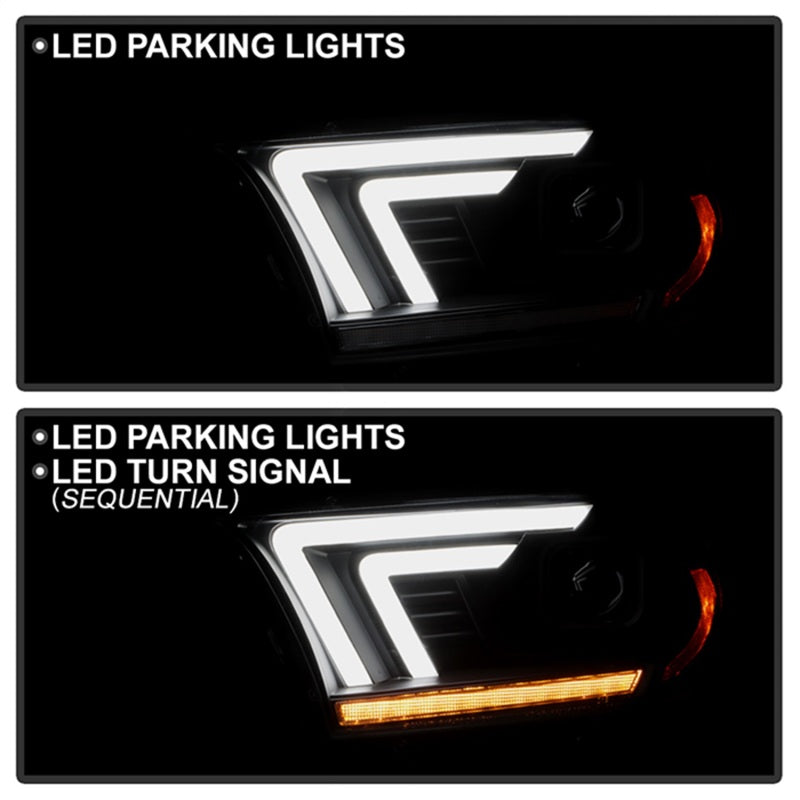 SPYDER 11-13 Dodge Durango (HID Model Only) Projector Headlights - Black PRO-YD-DDU11HIDSI-BK 5088680