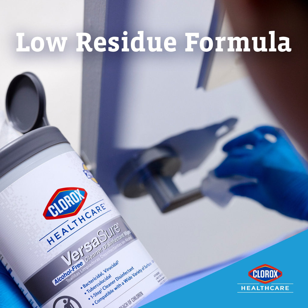 Clorox Healthcare® VersaSure® Cleaner Disinfectant Wipes, Canister 31757