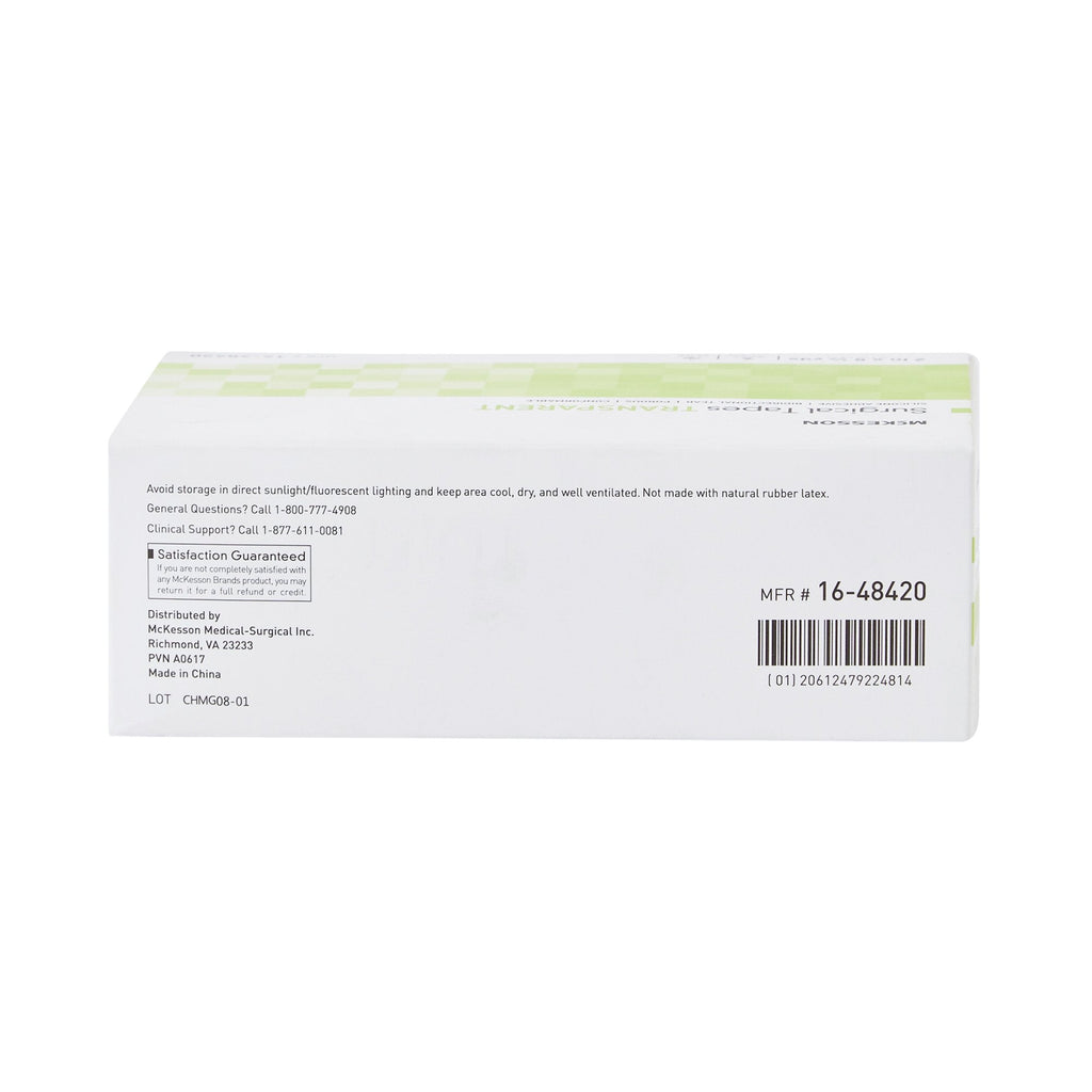 McKesson Silicone Medical Tape, 2 Inch x 5-1/2 Yard, Transparent 16-48420